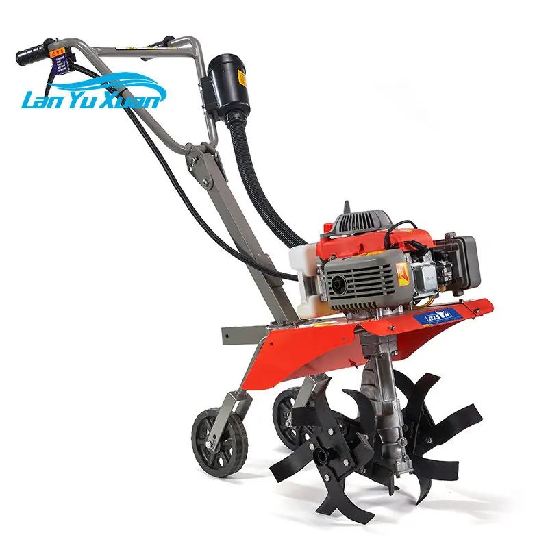 Macchina Per Timone A Mano Agricola Aratro A Disco Denti Twist 3 Punti Hitch Benzina Micro Motozappa Trattore Coltivatore Da Giardino