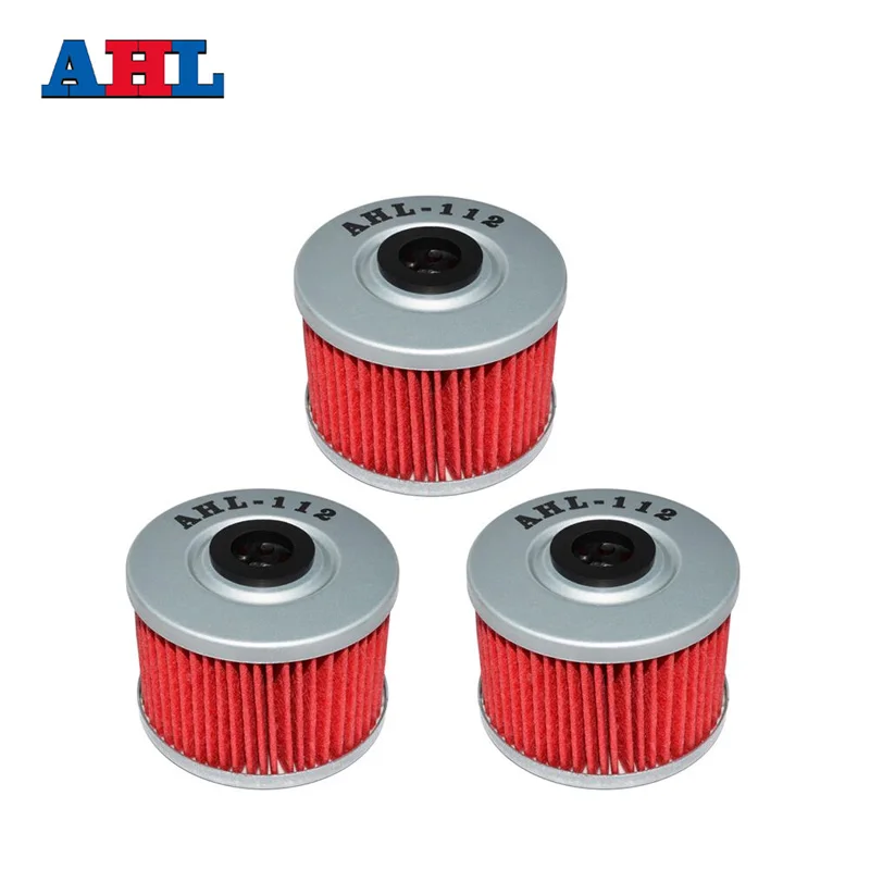 3Pcs Parti Del Motociclo Filtro Olio Per Honda Nx650 Dominator 650 Nx650Dominator 650 Nx 650 Dominator 1988-2002
