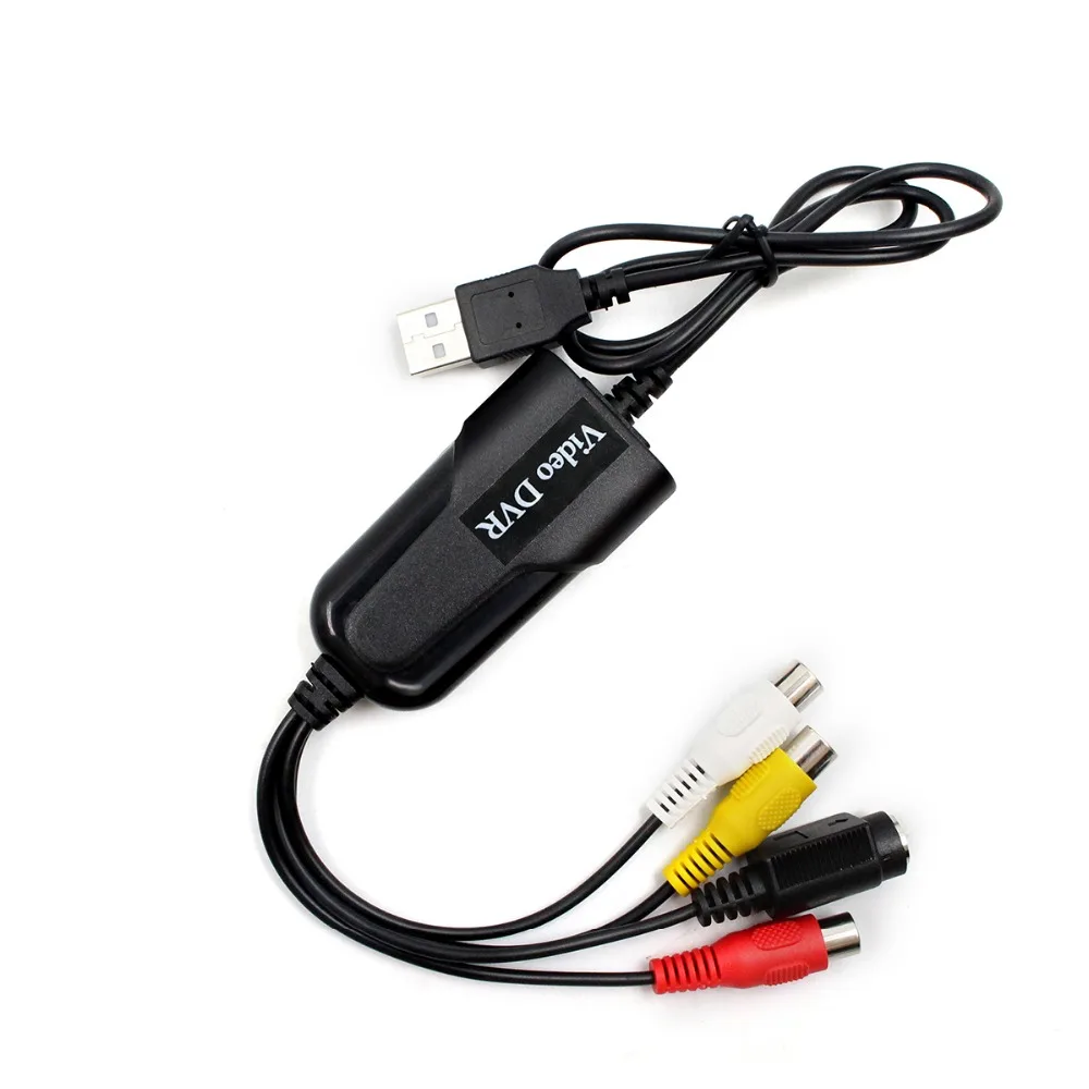 Convertitore Di Schede Di Acquisizione Audio Video Usb 2.0 Adattatore Per Pc Convertitore Da Vhs A Dvd Dispositivi Di Presa Video Digitale Per Windows