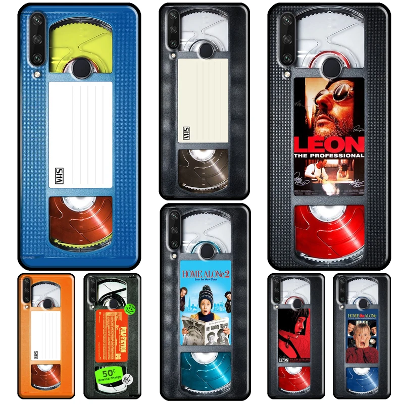 Vhs Tape Cassette Home Alone Per Huawei Y3 Ii Y5 Y7 2017 Y6 Prime 2018 Y9 2019 Y7A Y5P Y6P 2020 Nova 5T 2I Custodia Per Telefono