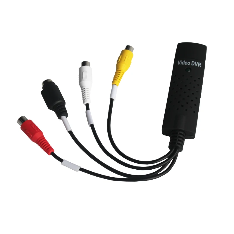 Easy Cap Usb 2.0 Easy Cap Video Tv Dvd Vhs Dvr Scheda Di Acquisizione Tappo Più Facile Supporto Per Dispositivo Di Acquisizione Video Usb Win10 Spediz