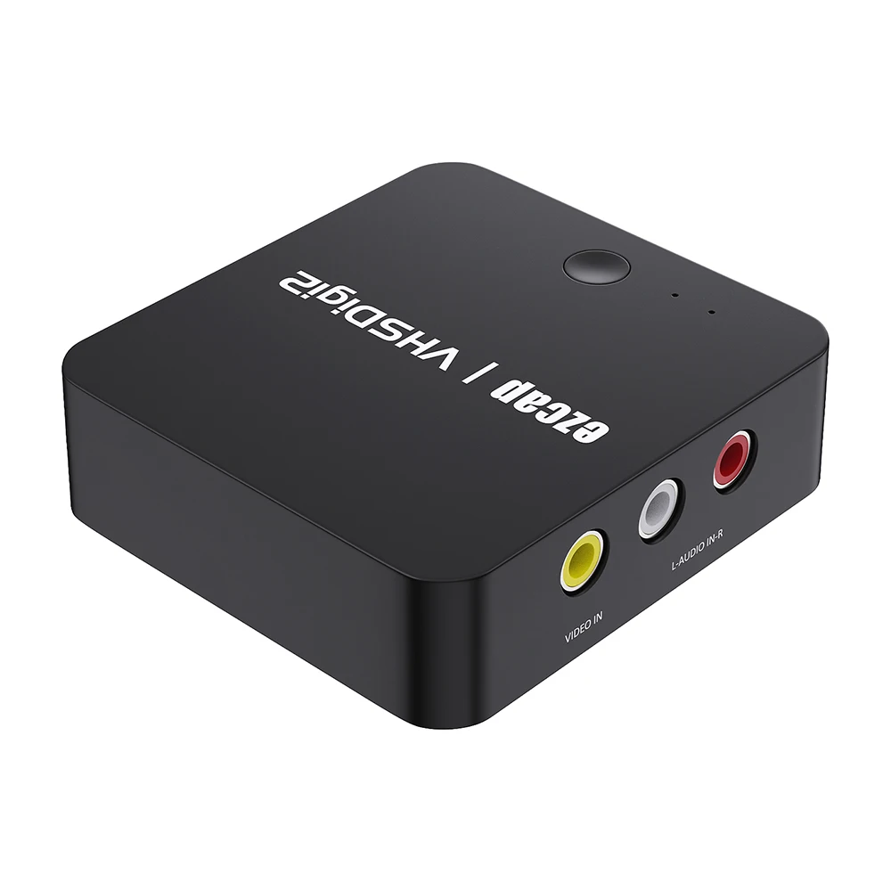 Convertitore Av Ezcap181, Registra E Digitalizza Video Da Vhs, Vcr, Lettore Dvd A Formato Mp4 Digitale, Scheda Sd/Driver Usb Uscita Hdmi
