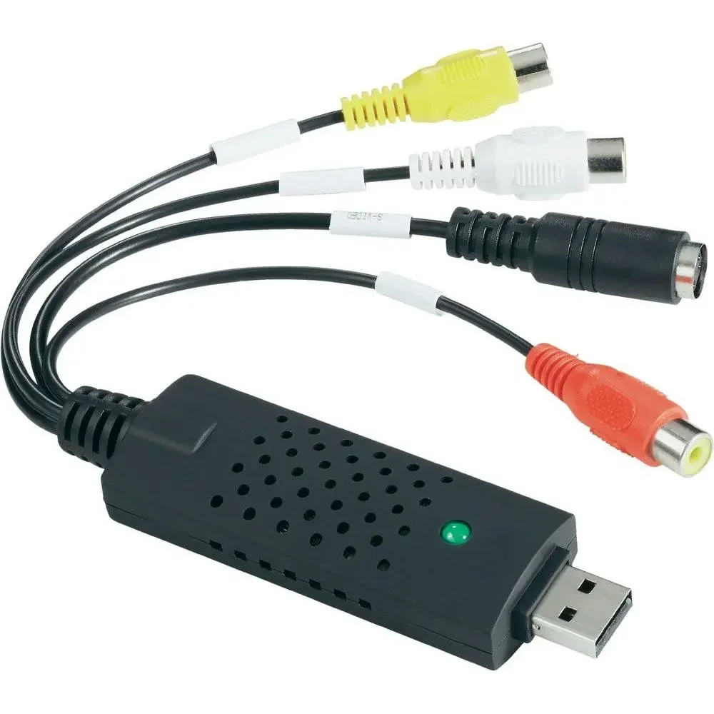 Convertitore Da Vhs A Digitale Convertitore Video Usb 2.0 Scheda Di Acquisizione Audio Vhs Box Vhs Vcr Tv A Convertitore Digitale Supporto Win 7/8/10