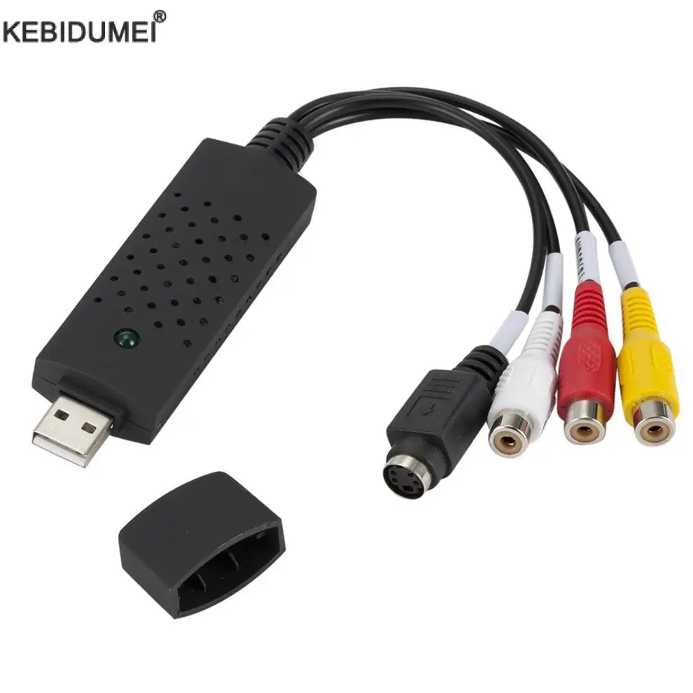 Scheda Di Acquisizione Video Usb 2.0 Convertitore Audio Video Tv Dvd Vhs Scheda Adattatore Di Acquisizione Audio Tv Video Dvr
