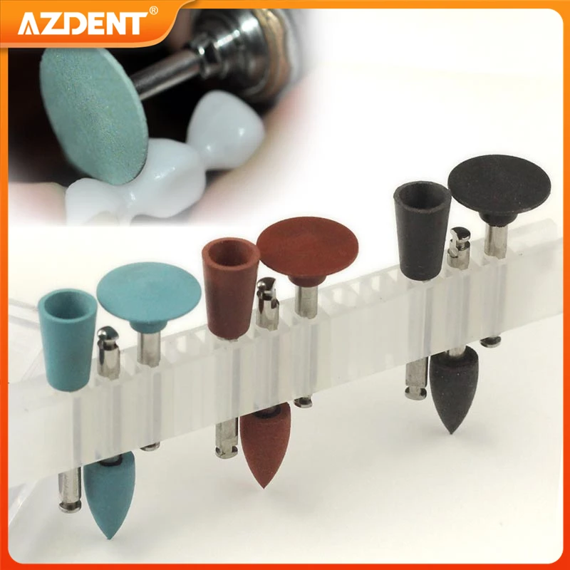 Azdent Dental Diamond Polisher Burs Ra 0109 Lucidatrici In Gomma Per Kit Di Lucidatura Per Amalgama Manipolo A Bassa Velocità
