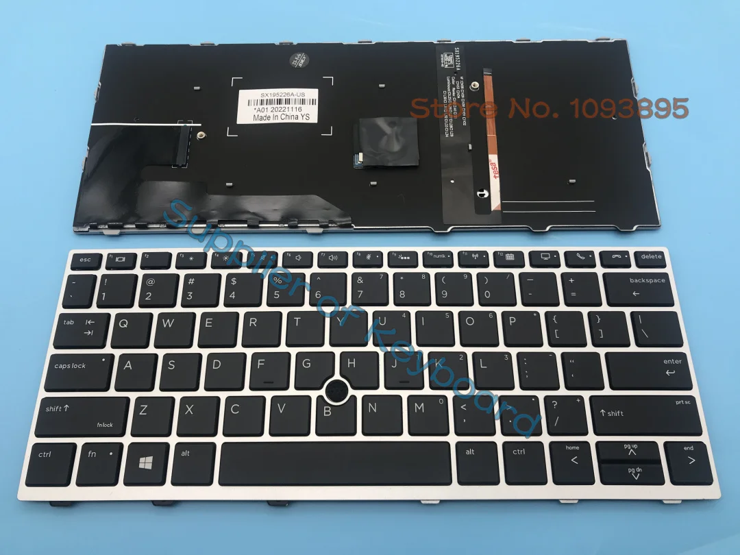 Nuovo Per Hp Elitebook 730 735 G5 735 G6 830 836 G5 Tastiera Inglese Trackpoint Retroilluminato