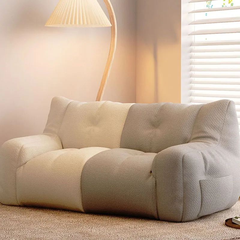 Europa Classico Divano Pigro Tatami Ergonomico 2 Posti Reclinabile Divano Funda Relax Trapuntato Divano Gonfiabile Mobili Spedizione Gratuita