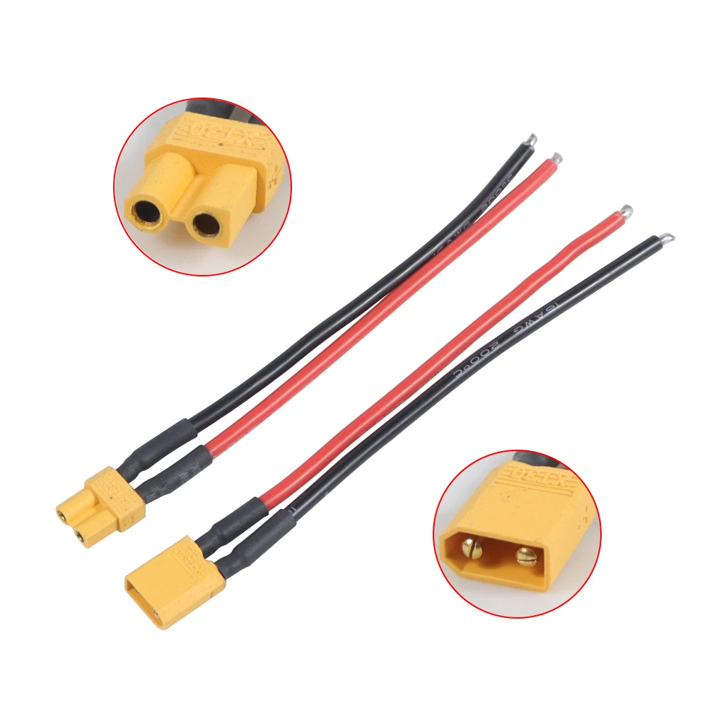 Connettore Xt30 Maschio E Femmina Con Cavo Da 15Cm 16Awg Per Batteria Rc Lipo Fpv Drone