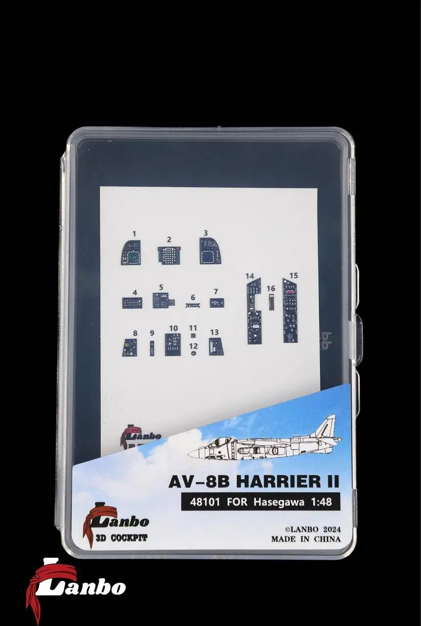 Modelli Lanbo 48101 1/48 Av8B Harrier 3D Cockpit Per Hasegawa 1/48
