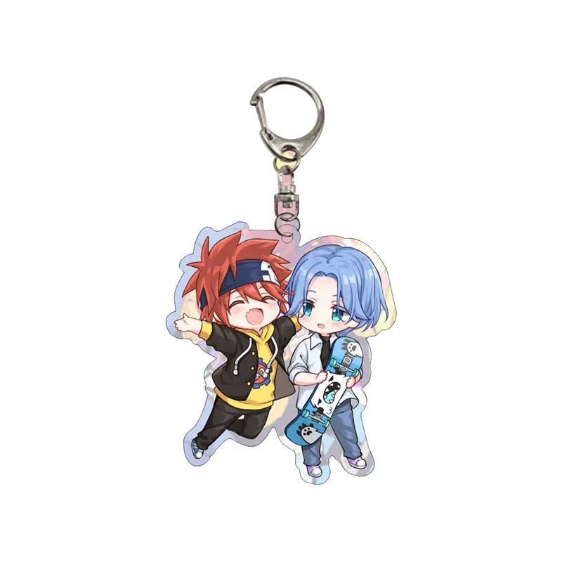 Portachiavi Anime Sk8 The Infinity Cartoon Figure Portachiavi In Acrilico Cherry Blossom Hasegawa Langa Bag Ciondolo Skateboard Fans Gift