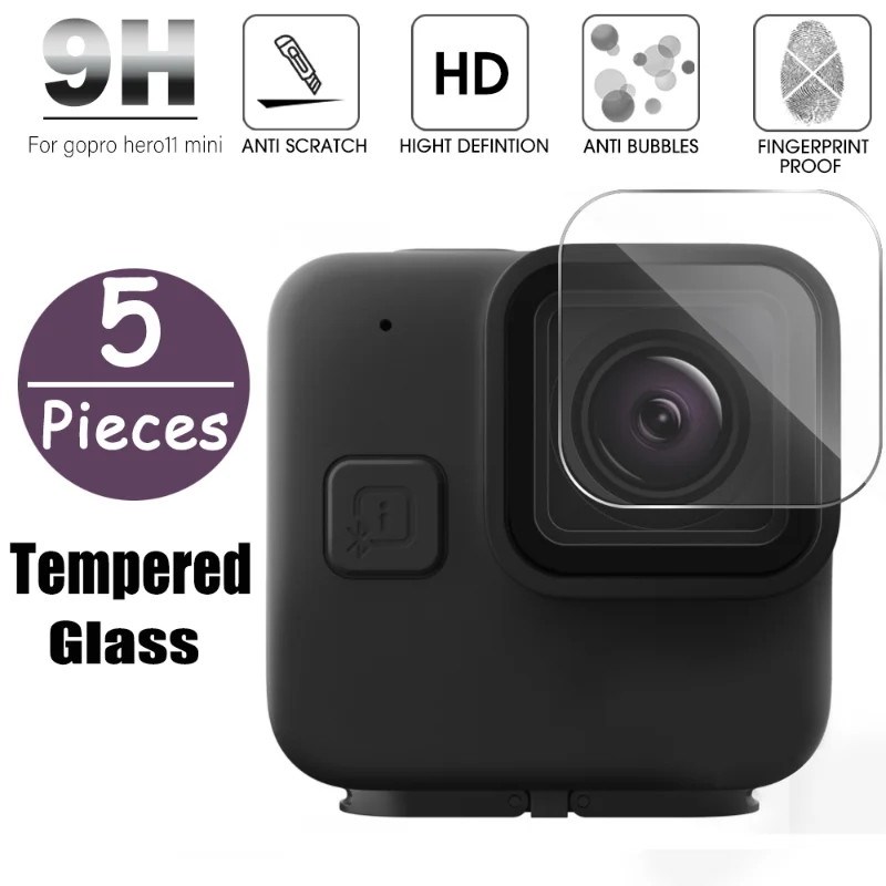 Per Gopro Hero 11 Mini Proteggi Obiettivo Per Fotocamera Durezza Vetro Temperato Hd Per Gopro Hero11 Mini Pellicola Protettiva Antigraffio