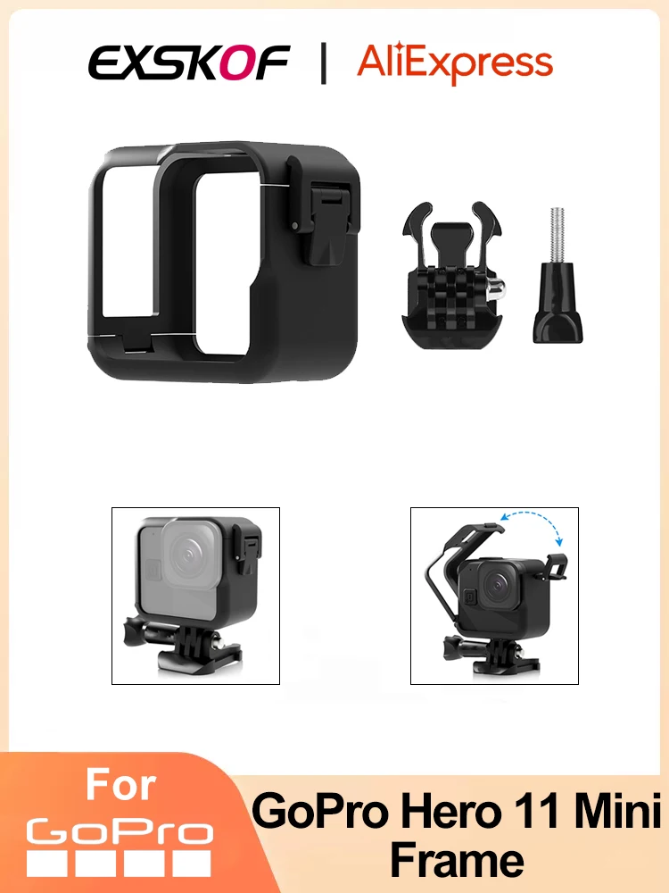 Per Gopro Hero 11 Mini Frame Custodia Protettiva Staffa Di Montaggio Materiale Pc Per Gopro Hero 11 Mini Action Camera Accessori