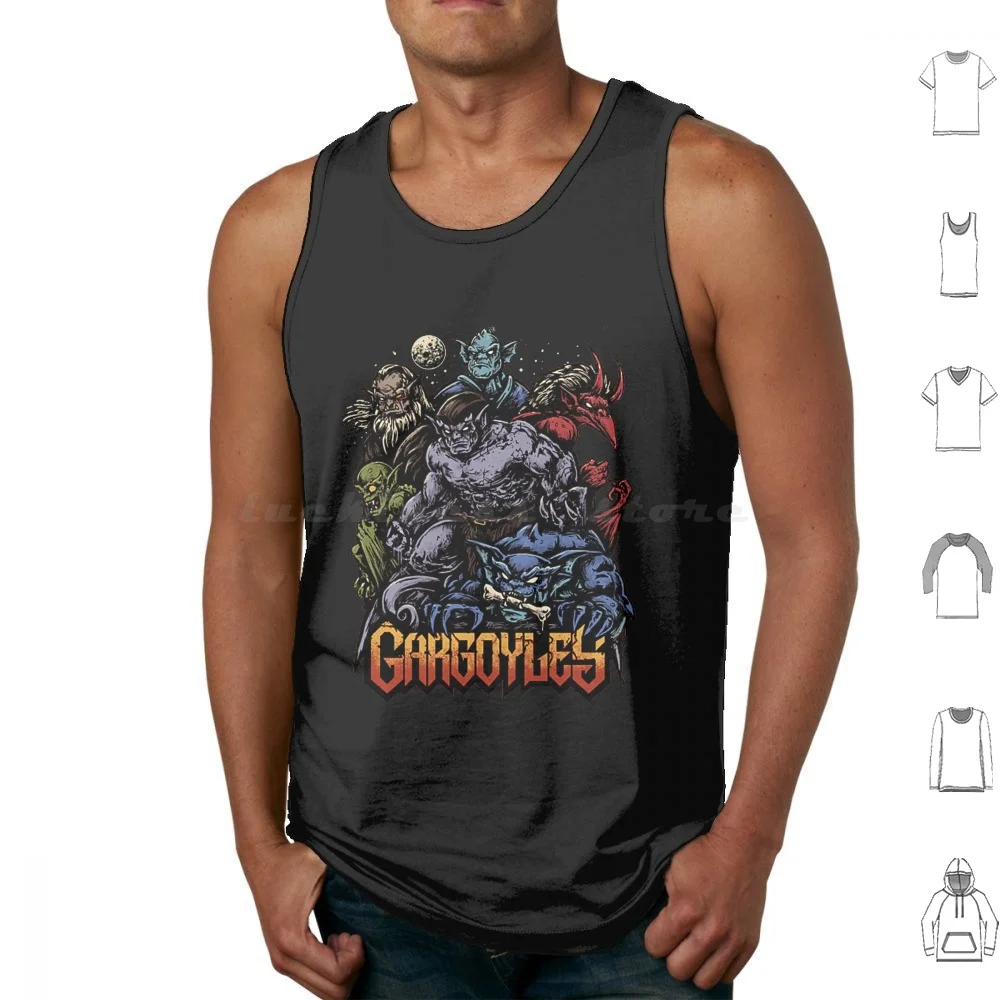 Gargoyles Canotte Gilet Senza Maniche Gargoyles Cartoni Animati Gargoyle Goliath