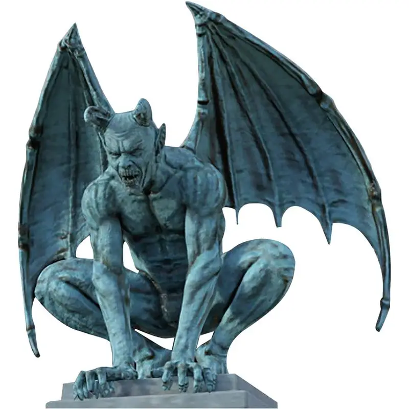 Resina Gargoyle Gothic Decor Statue Garden Gargoyle Gothic Decor Scultura Evil Winged Devil Gargoyle Statue Sculpture Hands Onstatua Gargoylefigura Di