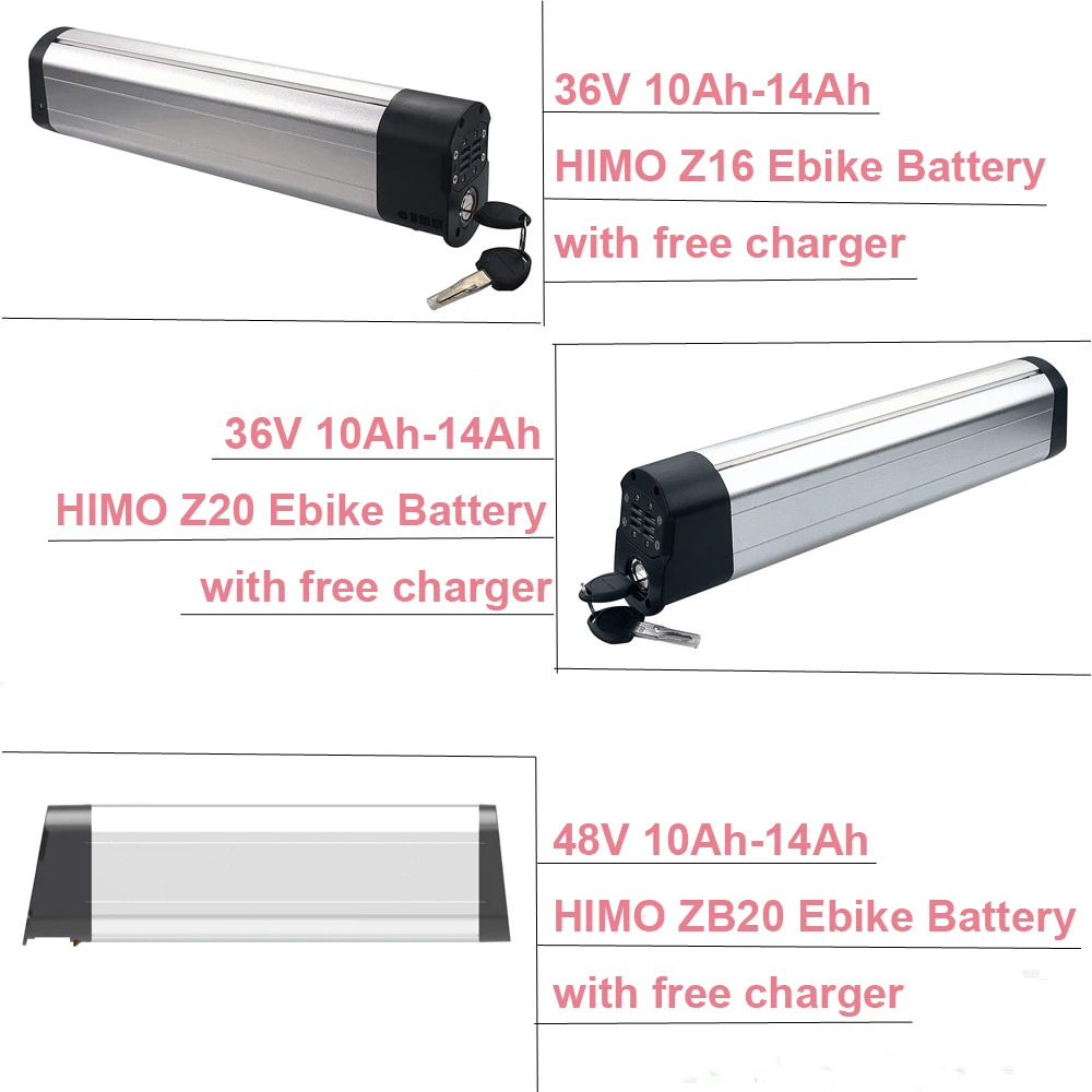 Himo Z20 20 Pollici Pieghevole Bici Elettrica Batteria Della Bicicletta 36V 10Ah 48V 10Ah Himo Z16 Zb20 Batteria Pieghevole Ebike 360Wh 480Wh