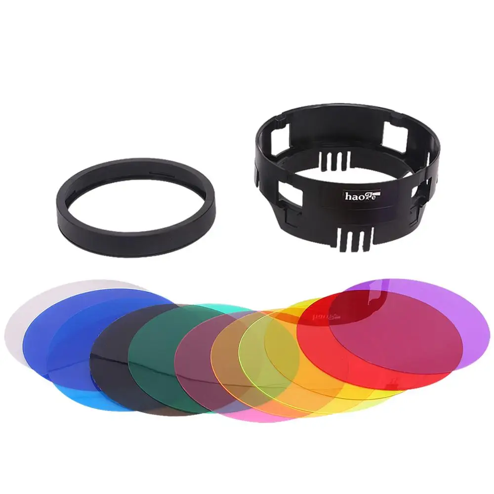 Starter Kit Gel Colorato Haoge Ocf Per Profoto B1X B1 B2 Flash Head Stroboscopico Fotografia Studio Flash Luce Stroboscopica