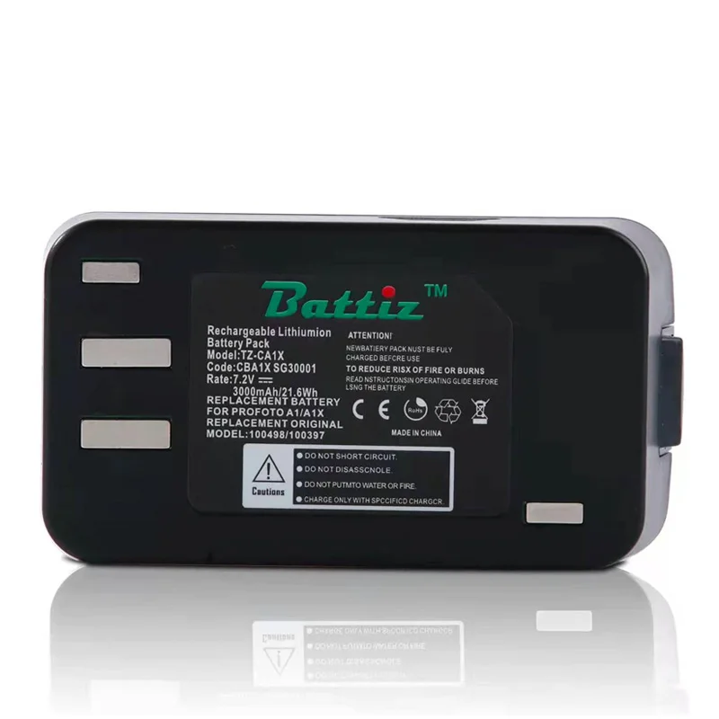 Skonppu Batteria Ricaricabile Agli Ioni Di Litio Per Profoto 10049 100397 Profoto A1/A1X/A10 Fotocamera Flash Beteries 7.2V 3000Mah 21.6Wh