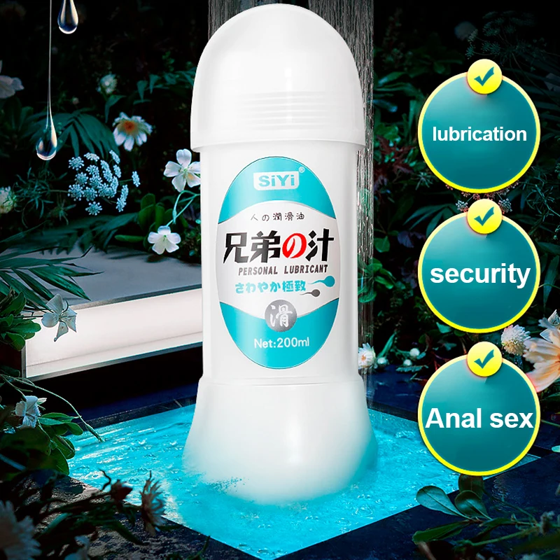 200Ml Crema Lattea Lubrificante Imitazione Sperma Sperma Sesso Lubrificante Olio Sessuale A Base D'Acqua Gel Lubrificante Anale Vaginale Prodotto Del 