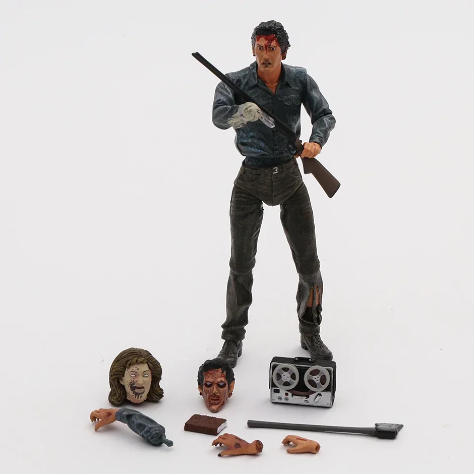 Neca Evil Dead 2 Ultimate Ash Mobile Assemblare Action Figure Figurine Model Toy 17Cm