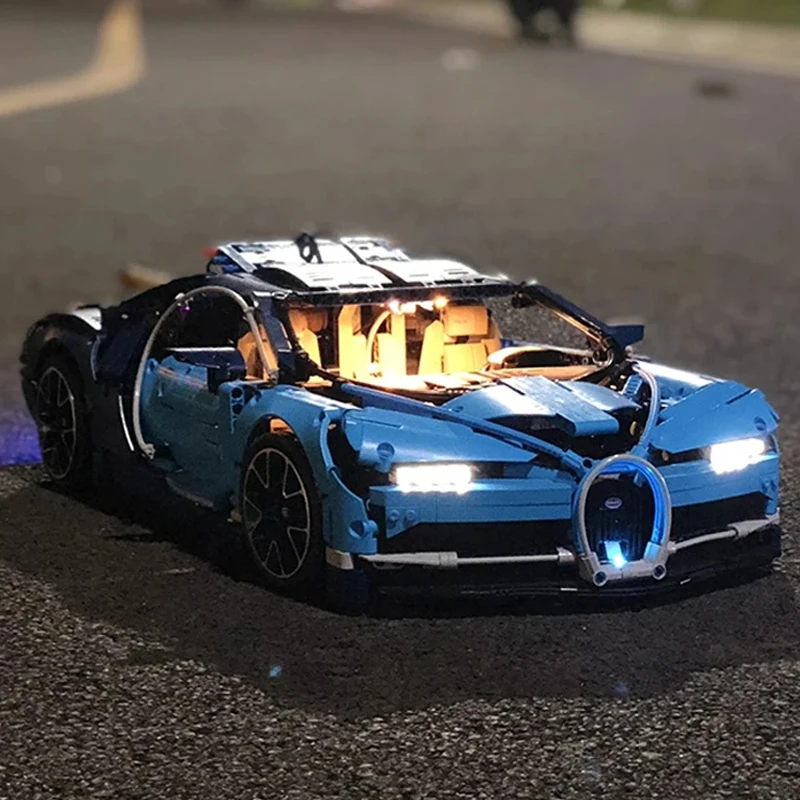 Kit Luce Led Rc Per Lego 42083 Bugatis Chiron Blocchi Di Costruzione Per Auto Giocattolo In Mattoni (Solo Luce A Led, Senza Modello Di Blocchi))