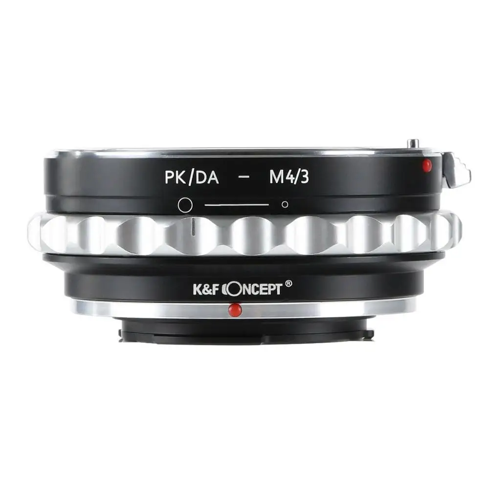 K & F Concept Pk/Da-M4/3 Per Pentax Da Pk Mount Lens To Micro 4/3 Camera Olympus Panasonnic G1/G2/Gf1 M43 E-P1/E-P2 Adattatore Per Obiettivo