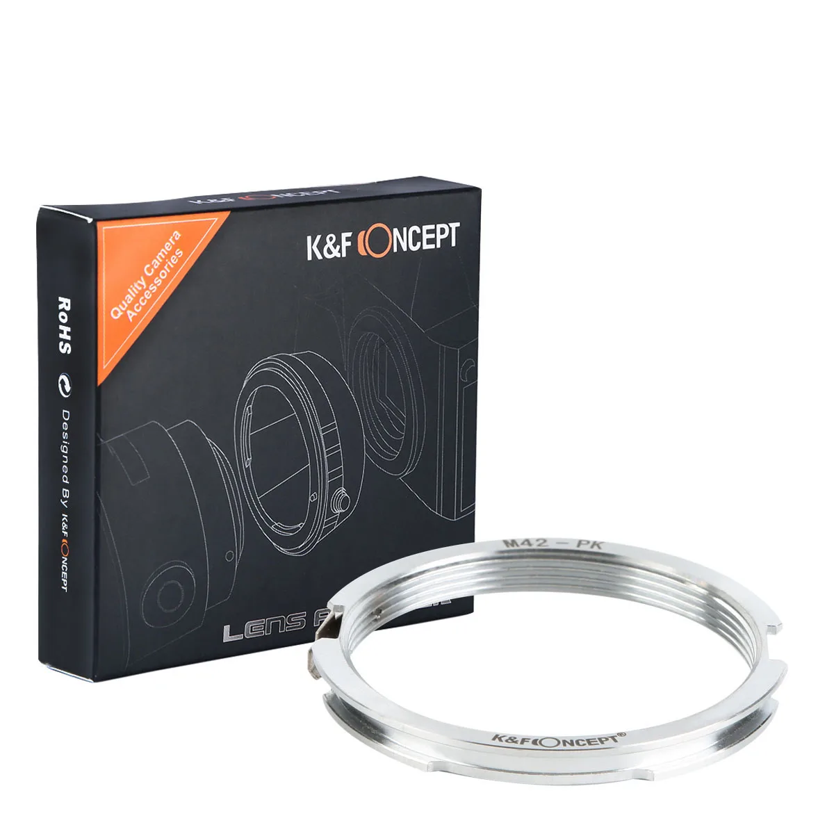 Adattatore Per Obiettivo K & F Concept M42 Obiettivo Con Attacco A Vite Interno Per Fotocamera Pentax K K1Ii K3Iii K2 K5