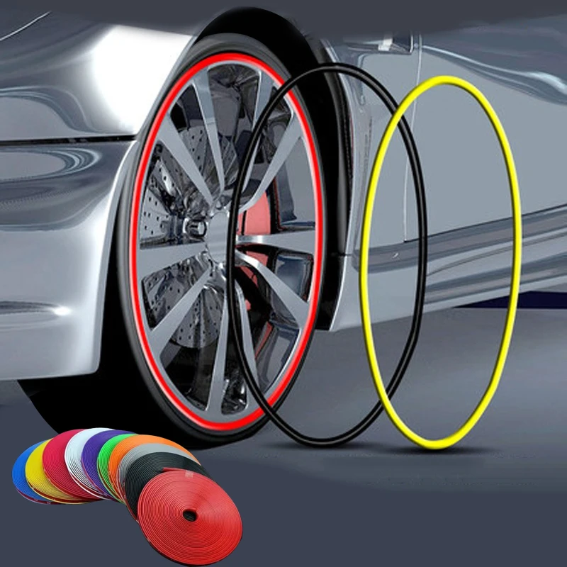 Universal Car Rim Protect Strip Wheel Edge Protector Car Wheel Sticker Protezione Dei Pneumatici Coperture Per La Cura Car Styling