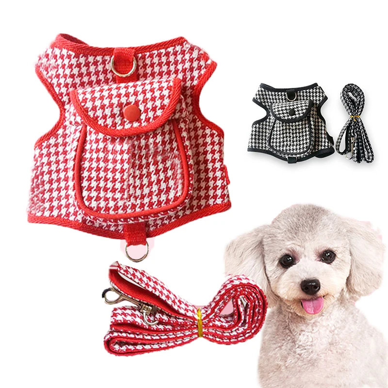 Pettorina E Guinzaglio Per Cani In Lino Di Cotone Accessori Per Cani Di Piccola Taglia Per Cani Prodotti Per Cani Per Bulldog Francese Pug Seresto Bay