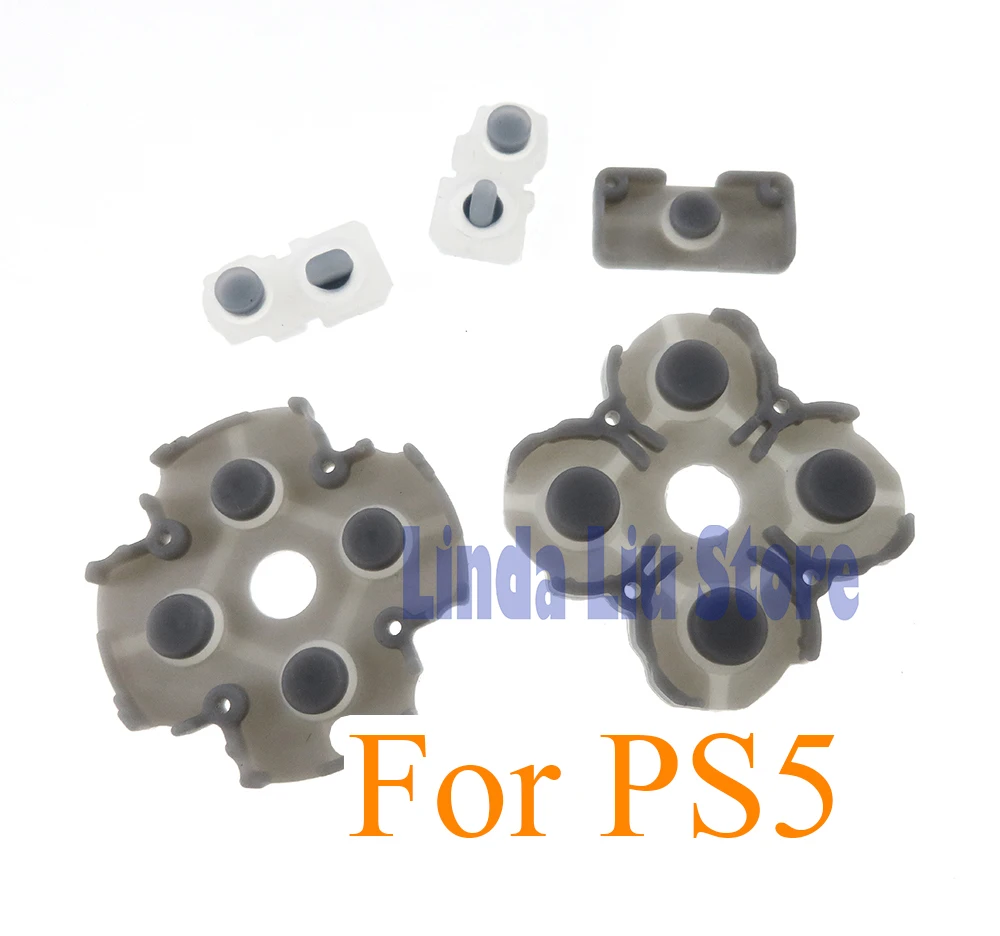 100Set Per Playstation 5 Controller Di Gioco Ps5 Cuscinetti Conduttivi In Gomma Siliconica Per Accessori Per Pulsanti Ps5 D Pad