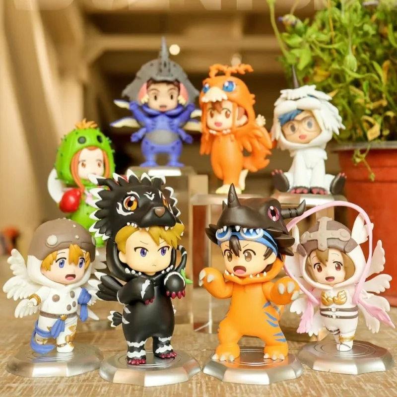 Digimon Adventure Anime Figure Blind Box Digimon Seraphwomon Garurumon Angemon Mystery Box Toys Model Chirstmas Regalo Di Compleanno