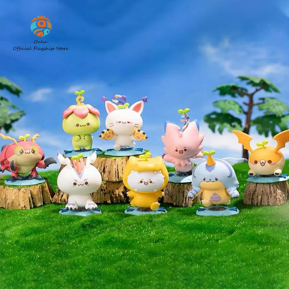 Digimon Adventure Anime Figure Blind Box Digimon Seraphwomon Garurumon Angemon Mystery Box Per Giocattoli Regalo Di Compleanno Per Bambini