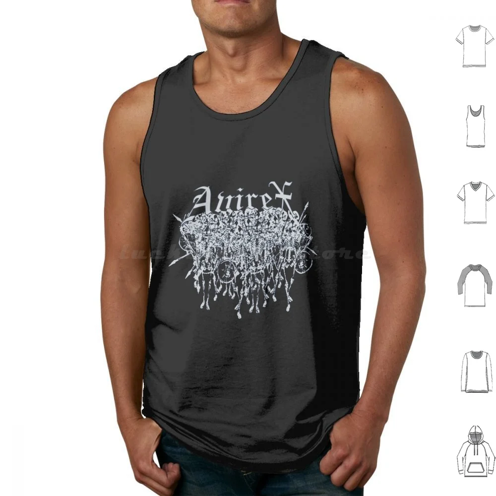 Avirex Skellingtons Canotte Gilet Senza Maniche Haunted Mound Sematary Bladee I Love Haunted Mound Haunted Drain Gang
