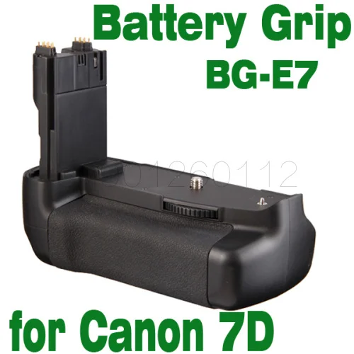 Battery Grip Verticale Per Canon Ef 7D Bg-E7 Con Supporto Batteria Aa