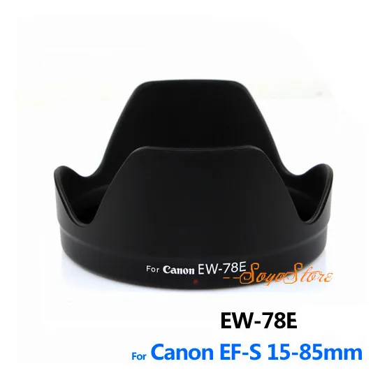 Ew-78E Lens Hood Per Canon Eos 7D Ef-S 15-85Mm F/3.5-5.6 Is Usm Ew78E