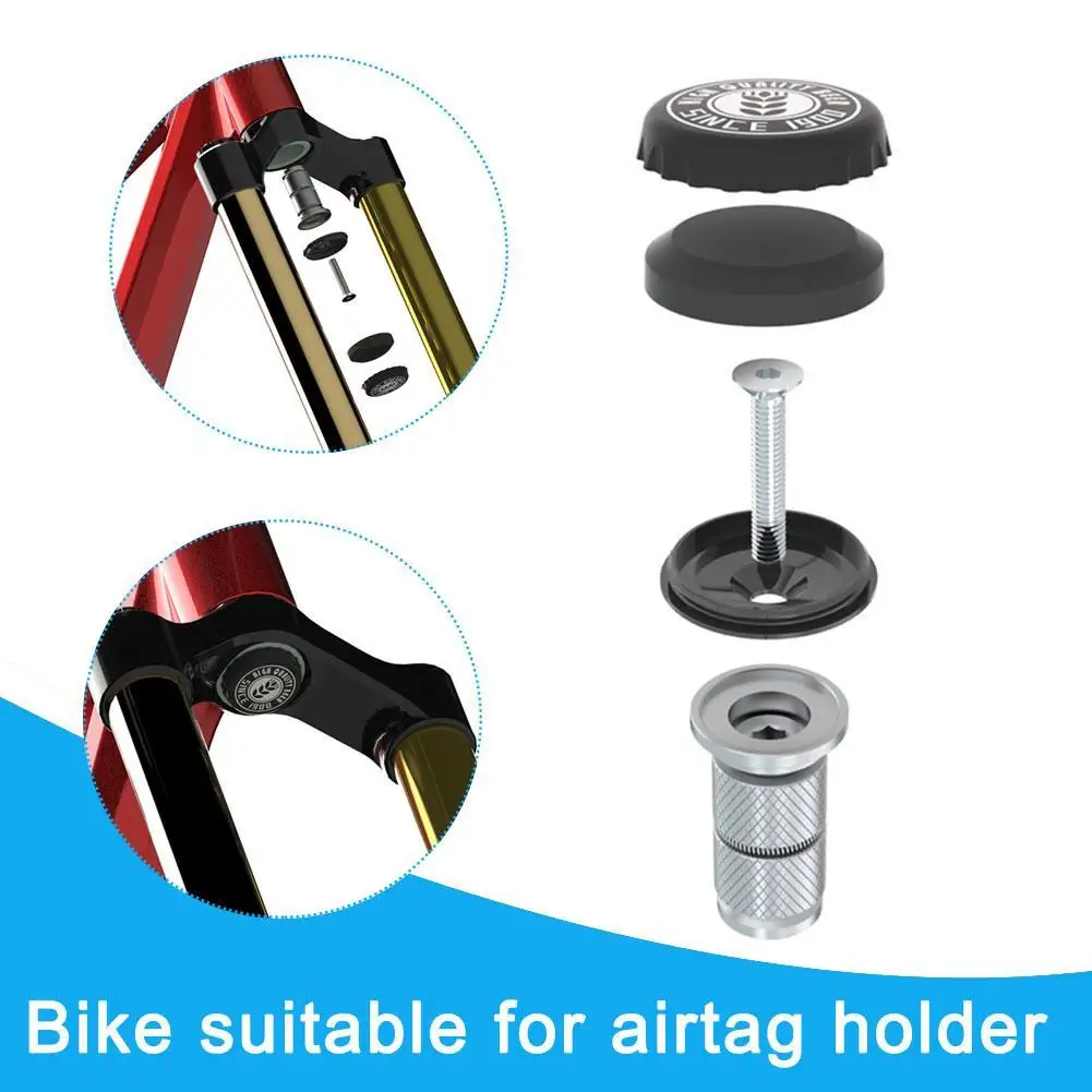 Per Airtag Air Tag Bike Mount Bottle Cage Mount Bike Loss Prevention Stem Road Gps Holder Card Holder Portafogli Da Uomo Per Airtag