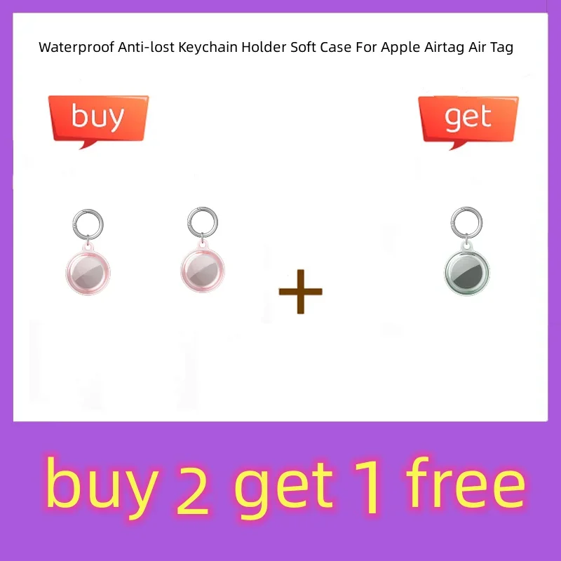 Portachiavi Impermeabile Anti-Smarrimento Custodia Morbida Per Apple Airtag Air Tag Dog Cat Pet Collar Keys Tracker Cover Completa Protettiva