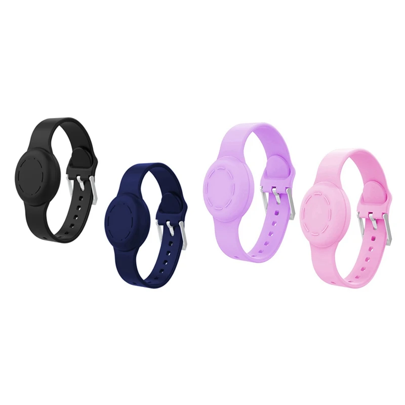 Impermeabile Per Braccialetto Air Tag Per Bambini In Silicone Per Cinturino Air Tag Bambini Per Cinturino Apple Airtag (A)