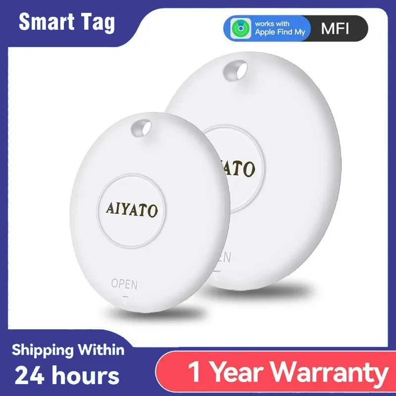 Aiyato Smart Gps Air Tag Mini Tracker Bluetooth Smart Tag Child Finder Pet Car Lost Tracker Per Sistema Apple Ios Trova La Mia App