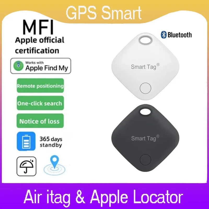 Smart Gps Air Tag Mini Tracker Bluetooth Smart Tag Child Finder Pet Car Lost Tracker Per Sistema Apple Ios Trova La Mia App