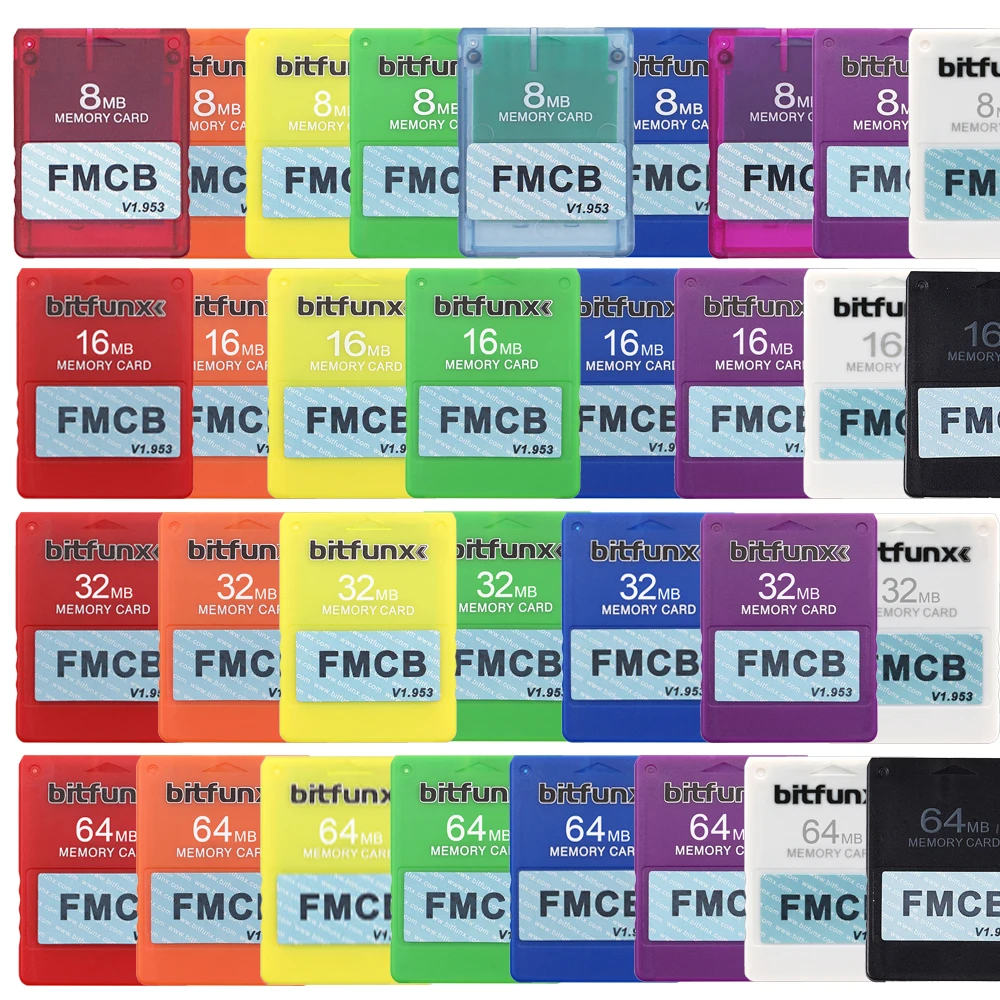 Bitfunx V1.953 Fmcb Opl Free Mc Boot Program Card 8Mb 16Mb 32Mb 64Mb Per Ps2 Fat Game Console