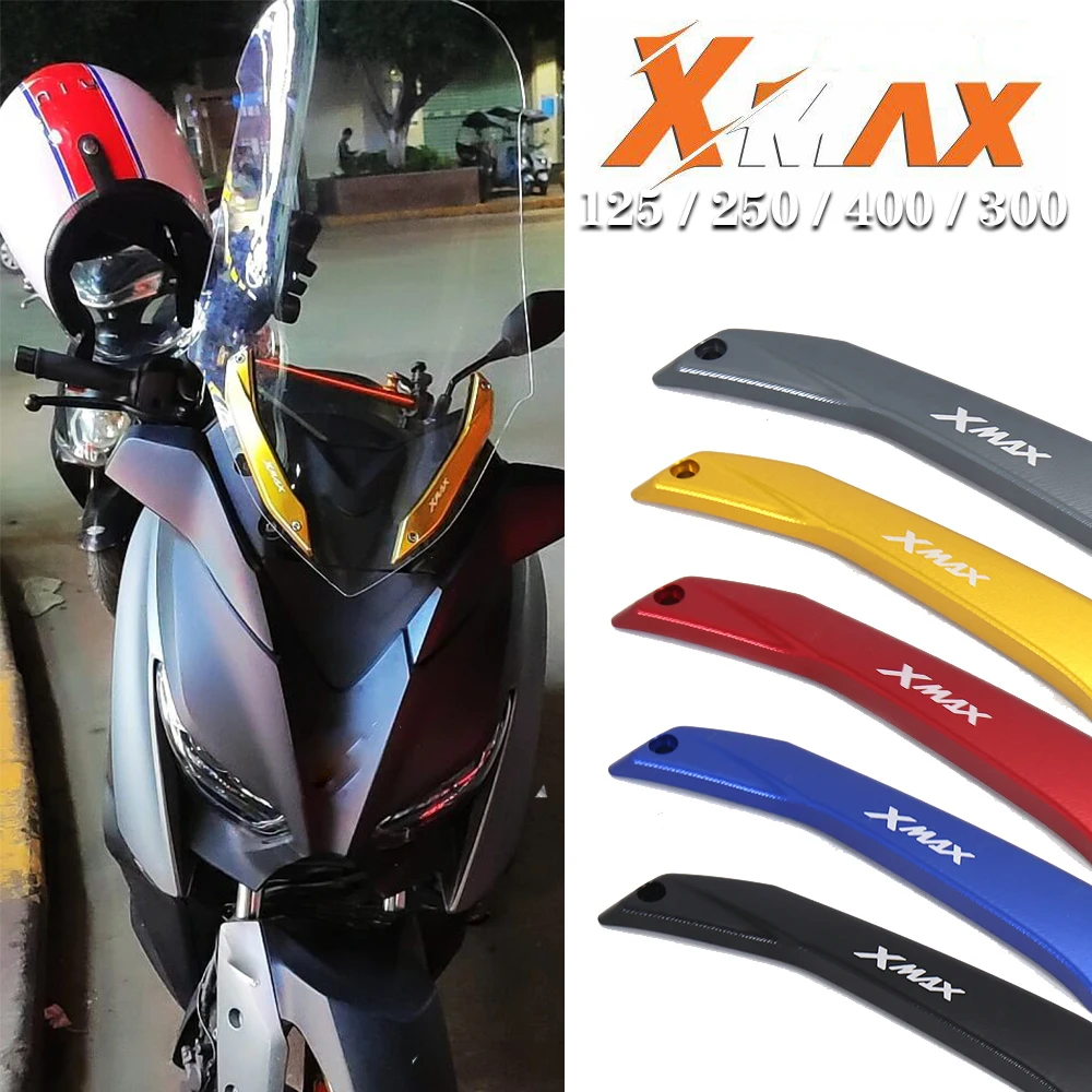 Per Yamaha Xmax 300 250 2017-2021 Parabrezza Moto Parabrezza Staffe Barre Stent Adapt X-Max 125 Xmax 400 2018 2019 2020
