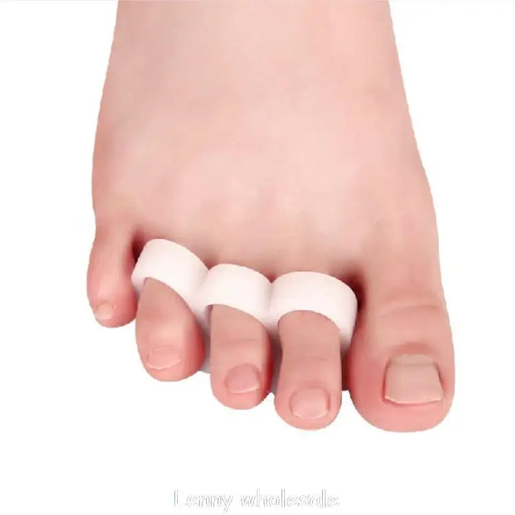 Spedizione Gratuita Toe Crest Cura Dei Piedi, Valgo Pro Toe Protezione Per Alleviare Il Dolore Corretta Separatore Per Dita In Silicone Cura Del Piede