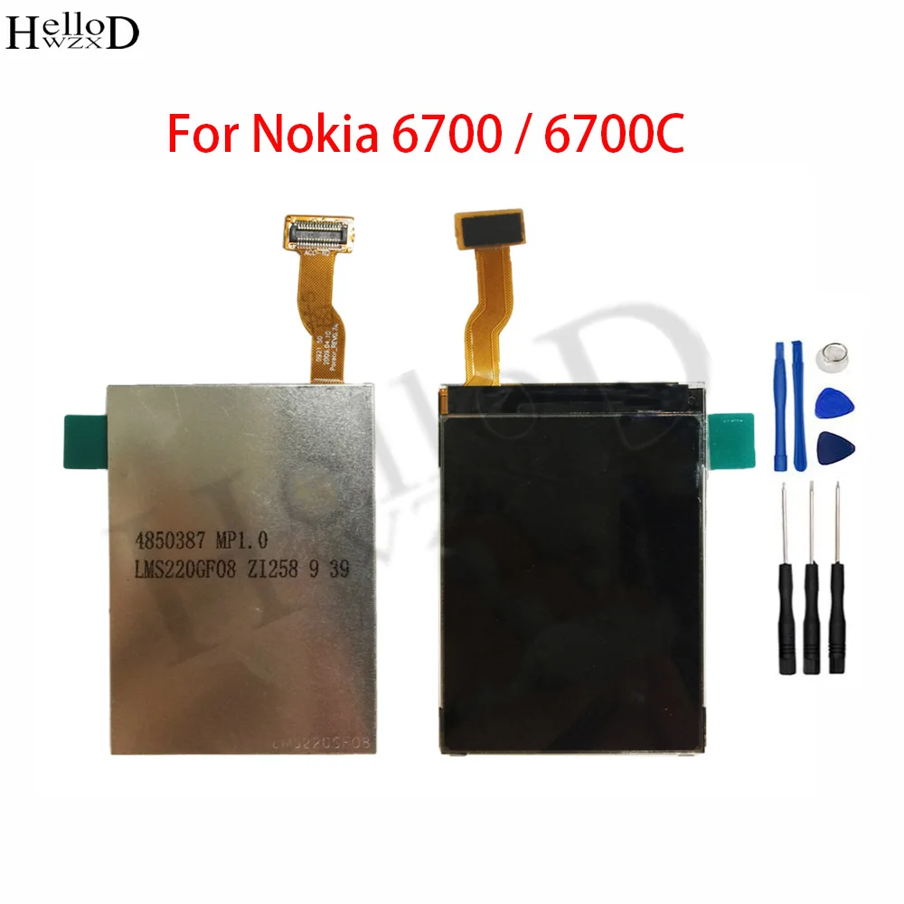 Display Lcd Per Nokia 6700 Classic 6700C Display Lcd Digitalizzatore Strumenti Pannello