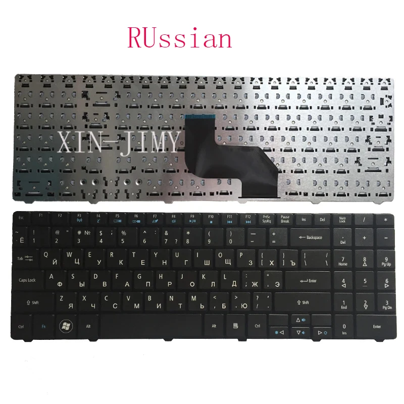 Kbhub Tastiera Russa Usa Per Medion E6217 Dns Peagtron H36 Muslimate Mp-08G63Su-5287 Casper H36 H36Y H36Yb H36X Msi Cx640
