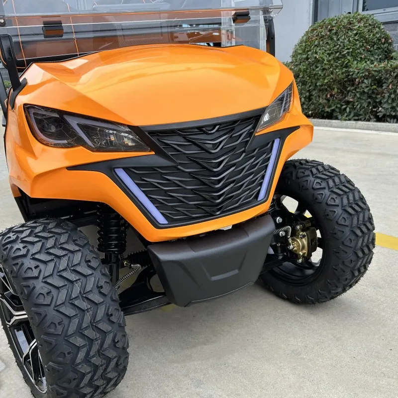 Carrello Da Golf Cinese Omologato Stradale 48V 60V 72V Club Car Electric 4X4 Utility Vehicle 2 4 6 Posti Luxury Off Road Golf Buggy Cart