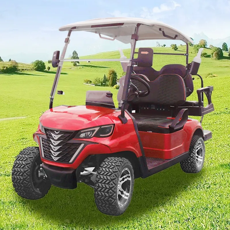 Custom 2 4 6 8 10 Posti Batterie Al Litio Sedile Pieghevole Carrelli Da Golf 48 Volt 4X4 Golf Factory Direct Buggy Da Golf Elettrico Cinese
