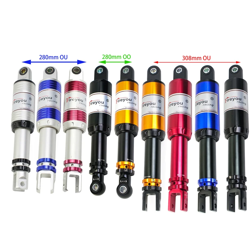 280Mm-320Mm Moto Posteriore Regolare Smorzamento Ammortizzatore Per Honda Yamaha Scooter Ciclomotore Vespa Atv Quad Dirt Sport Bike Go Kart