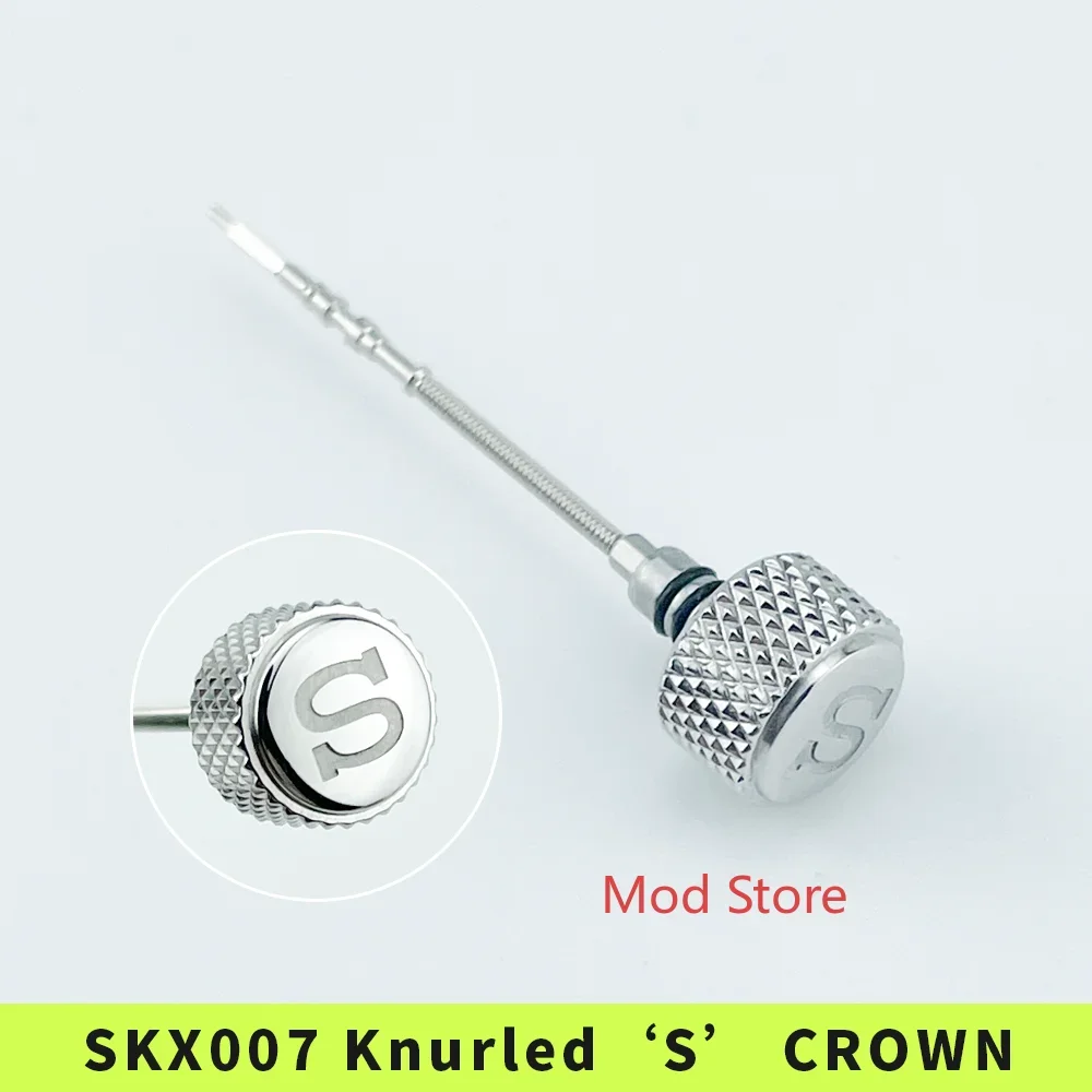 Hot Skx007/Skx007J1 Corona Zigrinata Firmata'S Parti Mod Finitura Lucida Per Movimento 7S26 Nh35/36 Ne15 4R36