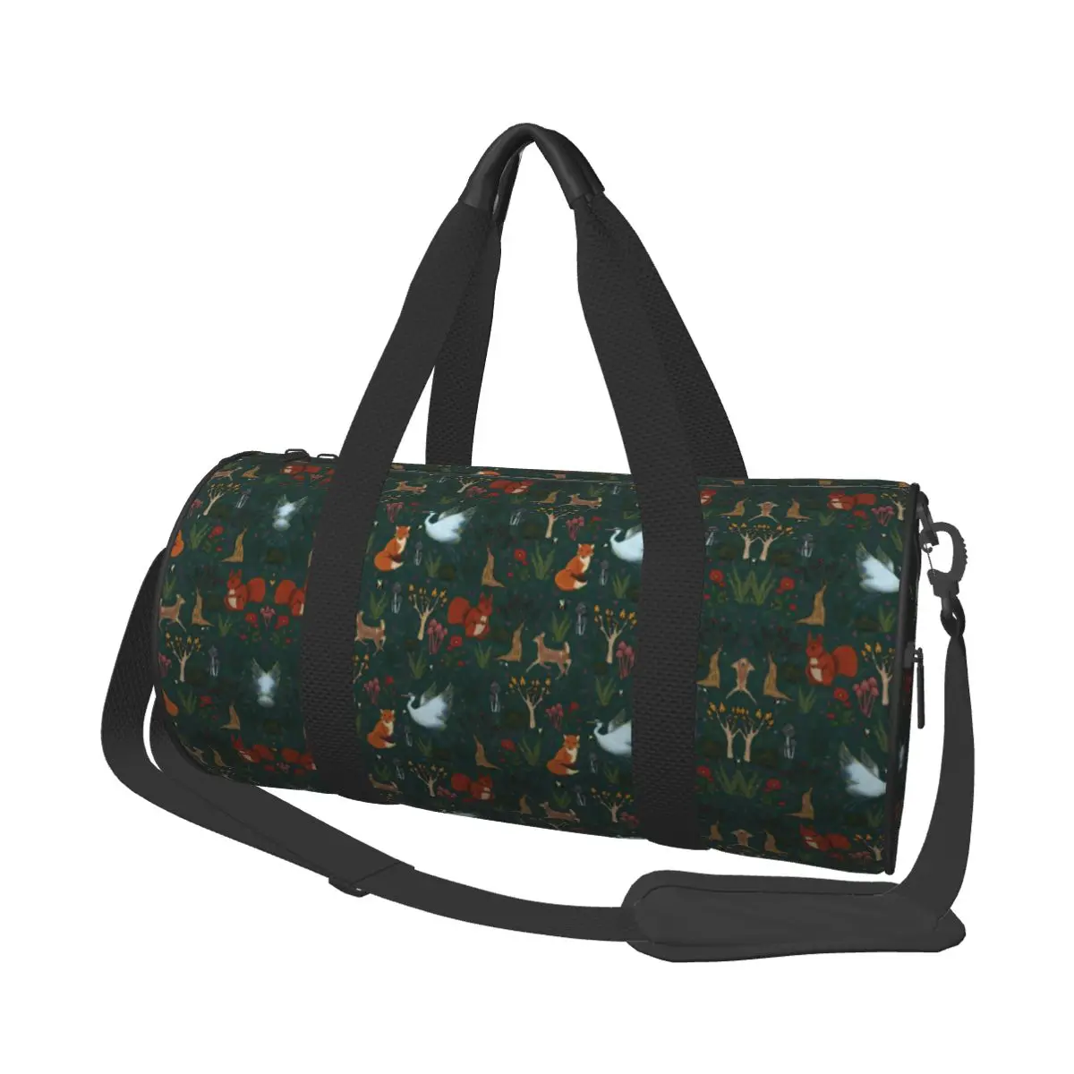 Woodland Whimsy Gym Bag Fox Nature Nuoto Borse Sportive Coppia Personalizzata Con Scarpe Borsa Fitness Vintage Borse Impermeabili