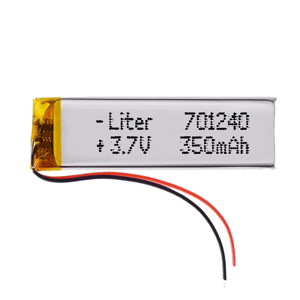 701240 Batteria Lipo 3.7V 350Mah 1.295Wh 1S 5C Liter Energy Battery Per Elettronica Ricaricabile Telefono Portatile Video Mp3 Mp4 Led Light Gps-Non Ad